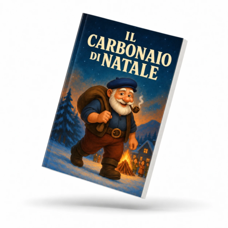 Il carbonaio di Natale – libro su fondo bianco